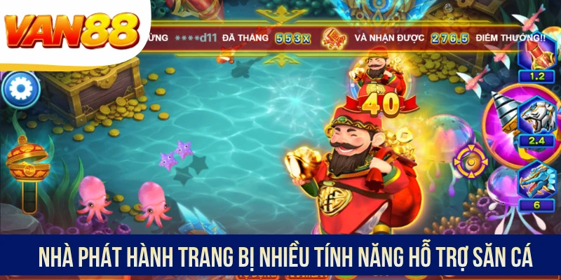 Nhà phát hành trang bị nhiều tính năng hỗ trợ săn cá